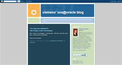 Desktop Screenshot of clemensblog.blogspot.com