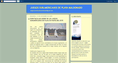 Desktop Screenshot of juegossuramericanosmaldonado.blogspot.com