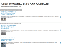 Tablet Screenshot of juegossuramericanosmaldonado.blogspot.com