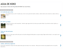 Tablet Screenshot of aguadekoko.blogspot.com