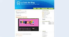 Desktop Screenshot of lacasablog.blogspot.com