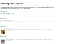 Tablet Screenshot of bloomingtonbirth.blogspot.com