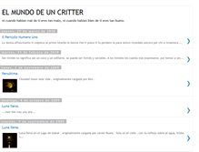 Tablet Screenshot of elmundodeuncritter.blogspot.com