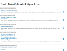 Tablet Screenshot of globalpolicywonks.blogspot.com