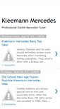 Mobile Screenshot of kleemann-mercedes.blogspot.com
