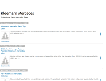 Tablet Screenshot of kleemann-mercedes.blogspot.com
