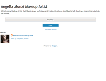 Tablet Screenshot of angellaalonzimakeup.blogspot.com