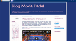 Desktop Screenshot of blogmodapadel.blogspot.com