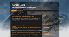 Desktop Screenshot of karate-italia.blogspot.com