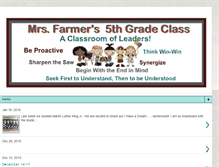 Tablet Screenshot of mrsfarmers5thgradeclass.blogspot.com