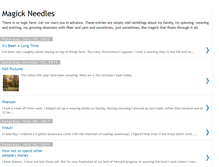 Tablet Screenshot of magickneedles.blogspot.com