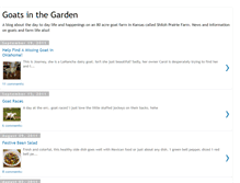 Tablet Screenshot of goatsinthegarden.blogspot.com