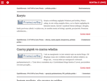 Tablet Screenshot of kontrazlewej.blogspot.com