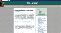 Desktop Screenshot of joehendren.blogspot.com