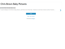 Tablet Screenshot of chrisbrownbabypictures.blogspot.com