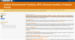 Desktop Screenshot of indiangovernmenttendersauctionproject.blogspot.com