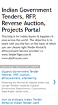 Mobile Screenshot of indiangovernmenttendersauctionproject.blogspot.com