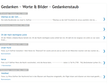 Tablet Screenshot of gedankenstaub.blogspot.com