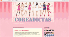 Desktop Screenshot of coreadictas.blogspot.com