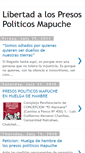 Mobile Screenshot of libertadalospresospoliticosmapuche.blogspot.com