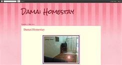 Desktop Screenshot of damaihomestaymalacca.blogspot.com