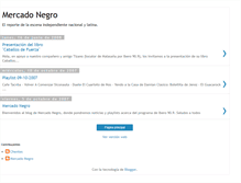 Tablet Screenshot of elmercadonegro.blogspot.com