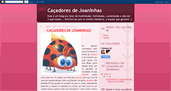 Desktop Screenshot of cacadoresdejoaninhas.blogspot.com