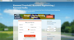 Desktop Screenshot of kausaniuttaranchalindia.blogspot.com