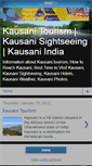 Mobile Screenshot of kausaniuttaranchalindia.blogspot.com