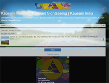 Tablet Screenshot of kausaniuttaranchalindia.blogspot.com