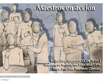 Tablet Screenshot of maestrosenaccionupn.blogspot.com