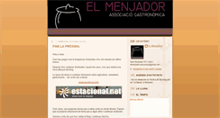 Desktop Screenshot of elmenjador.blogspot.com