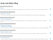 Tablet Screenshot of andyandabbyhuette.blogspot.com