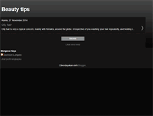 Tablet Screenshot of mybeautyytips.blogspot.com