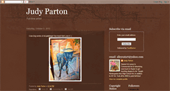 Desktop Screenshot of judyparton.blogspot.com