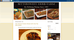 Desktop Screenshot of bittersweetherbfarm.blogspot.com