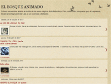 Tablet Screenshot of lara-elbosqueanimado.blogspot.com