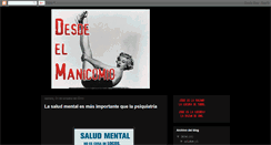 Desktop Screenshot of desdeelmanicomio.blogspot.com