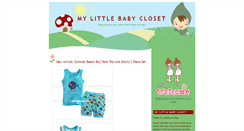 Desktop Screenshot of mylittlebabycloset.blogspot.com