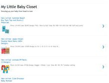 Tablet Screenshot of mylittlebabycloset.blogspot.com