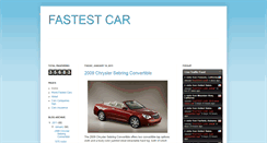 Desktop Screenshot of cars-fastest.blogspot.com