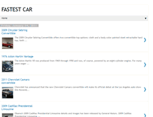 Tablet Screenshot of cars-fastest.blogspot.com