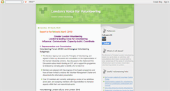 Desktop Screenshot of greaterlondonvolunteering.blogspot.com