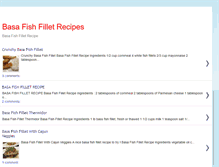 Tablet Screenshot of basafishfilletrecipes.blogspot.com