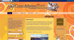 Desktop Screenshot of consolidatingchaos.blogspot.com