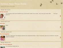 Tablet Screenshot of holmesawayfromhome.blogspot.com