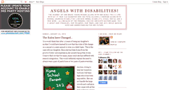 Desktop Screenshot of angelswithdisabilities.blogspot.com