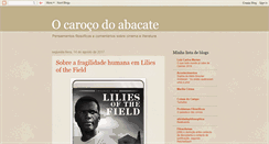 Desktop Screenshot of carocodoabacate.blogspot.com