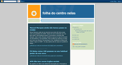 Desktop Screenshot of folhadocentronelas.blogspot.com