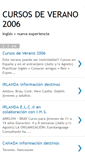 Mobile Screenshot of cursosdeverano2006.blogspot.com